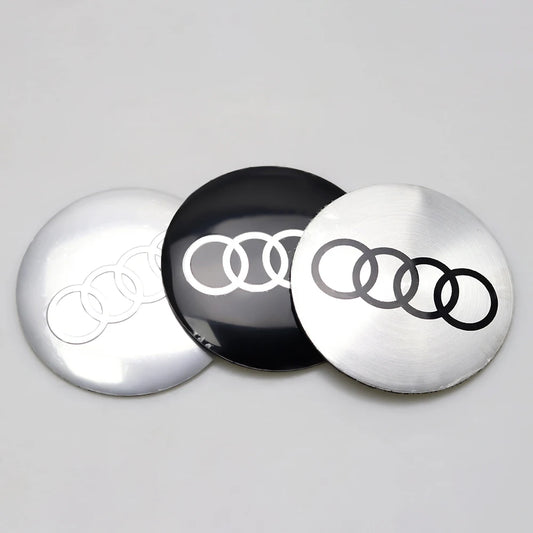 audi wheel center caps