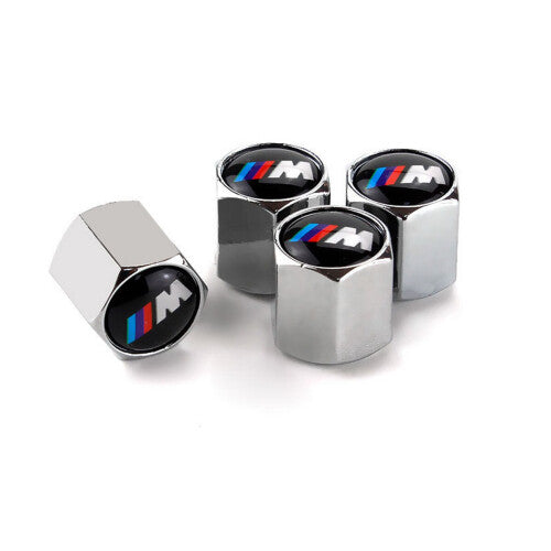 BMW M Sport Tyre Valve Caps – Silver