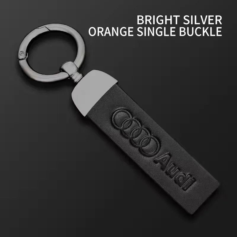 audi leather keychain

