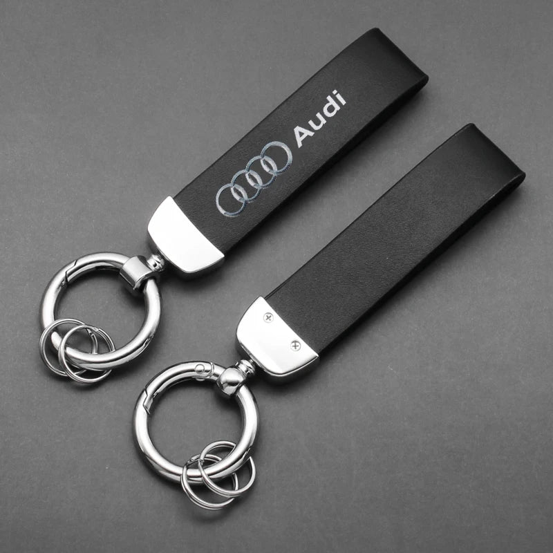 audi leather keyring
