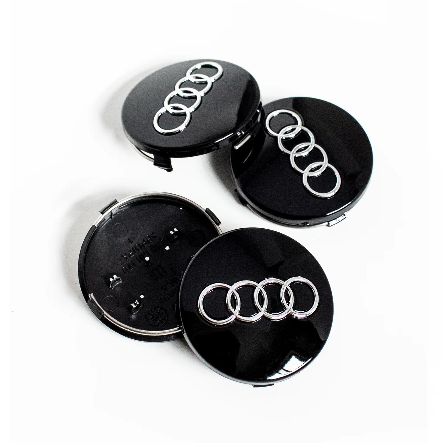 Audi Centre Caps 68mm Black