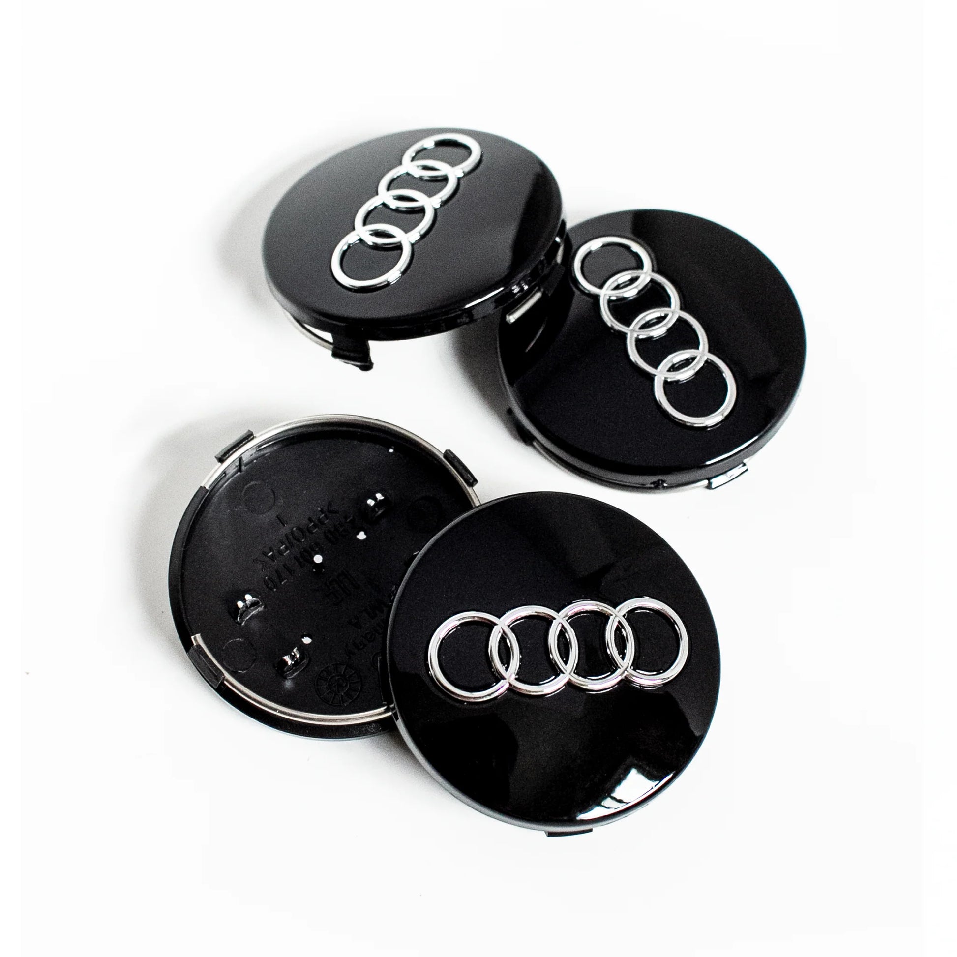 Audi Centre Caps 68mm Black