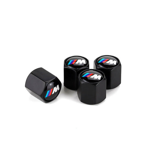 BMW M Sport Tyre Valve Caps – Black